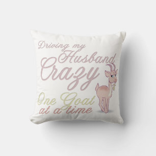 Goat Crazy Personalisiert Goat Kissen