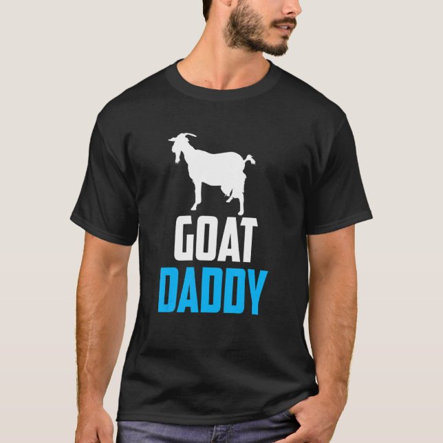 Goat Daddy Boy Typ Eigentümer Tiertier Vater Vater T-Shirt (Vorderseite)