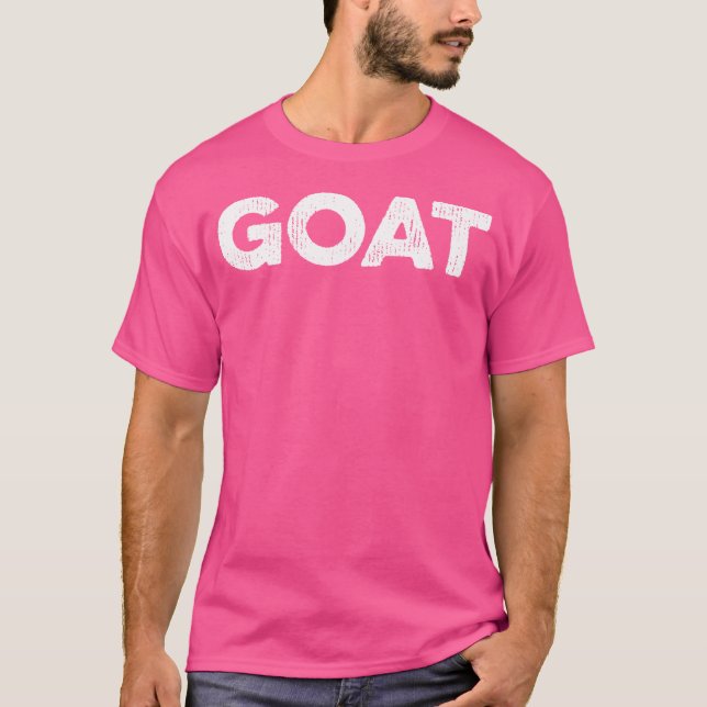 Goat Distressed Word T-Shirt (Vorderseite)