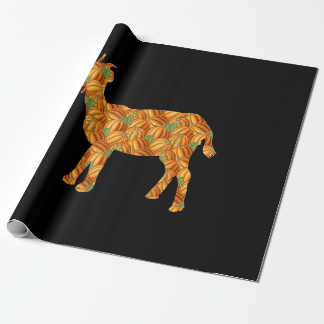 Goat Easy Halloween Kostümgeschenk Geschenkpapier (Ungerollt)