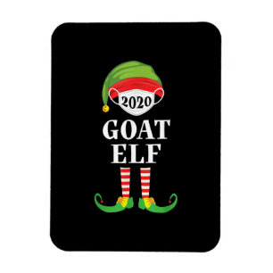 Goat Elf Matching Christmas Group Familie Magnet