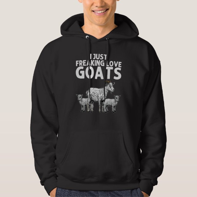 Goat For Men Women Boys Girls Goat  1 Hoodie (Vorderseite)