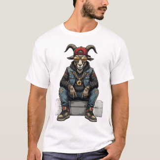GOAT Gang – Hip-Hop-Tierbekleidung & Designs" T-Shirt