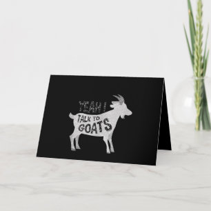 Goat Geschenke für Goat Lovers Funny Karte