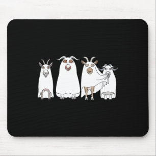 Goat Ghost Halloween Bauer Goat Lover Beängstigend Mousepad