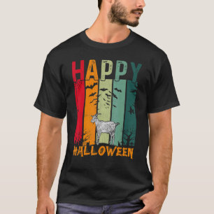 Goat Girls Boys Retro Stil Halloween Abendessen Pa T-Shirt