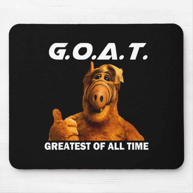 Goat Greatest Of All Time Funny Meme  Mousepad (Vorne)