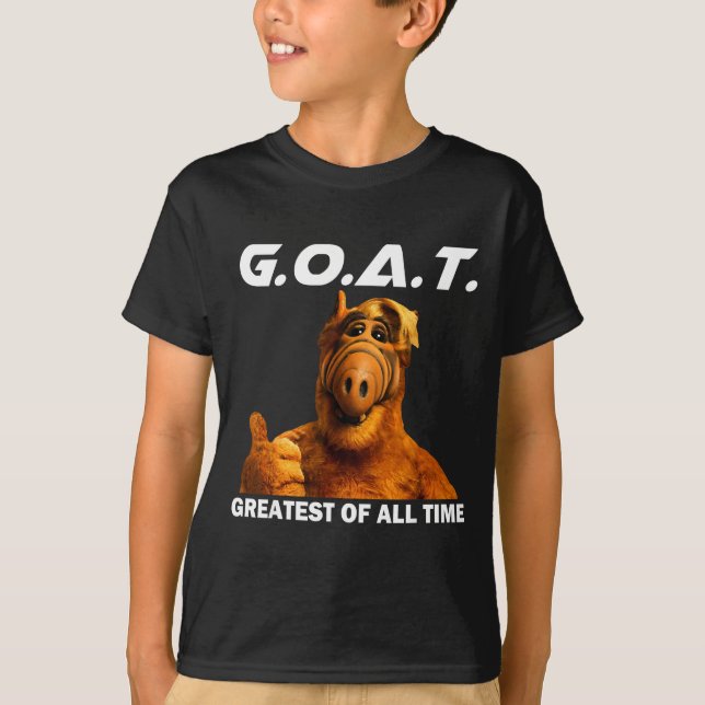 Goat Greatest Of All Time Funny Meme  T-Shirt (Vorderseite)