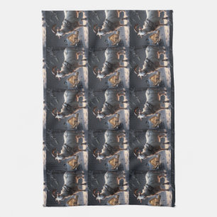 Goat Kitchen Handtuch Weihnachten