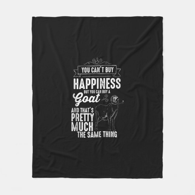 Goat Lover Goat Gift Fleecedecke (Vorderseite)