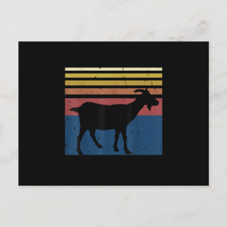 Goat Lover spendet Vintage Retro Funny Bauer Farm Einladungspostkarte