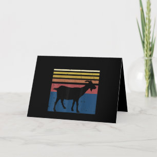 Goat Lover spendet Vintage Retro Funny Bauer Farm Karte