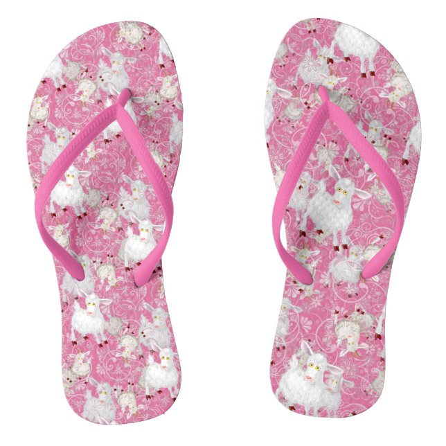 GOAT Lover | Zu viele Ziegen GetYerGoat™ Flip Flops (Fußbett)