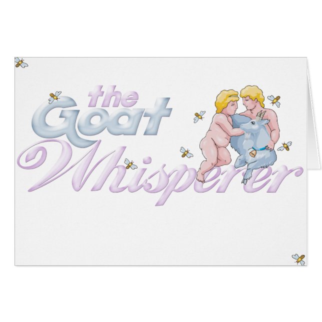 Goat Lovers Gifts Goat Whisperer (Vorderseite (Horizontal))