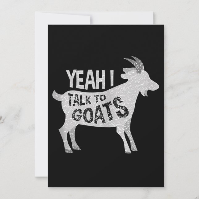 Goat Lovers Goat Joke Gift Save The Date (Vorderseite)