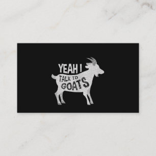 Goat Lovers Goat Joke Gift Visitenkarte