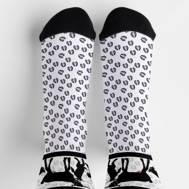 Goat Mama und ihre Babys Socken (Oben)