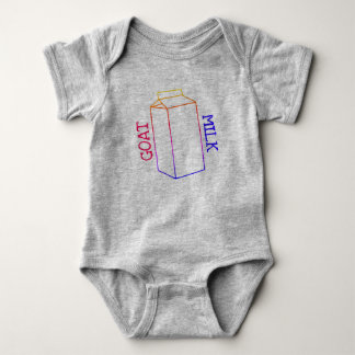 Goat Milk Onsie Baby Bodysuit Strampler