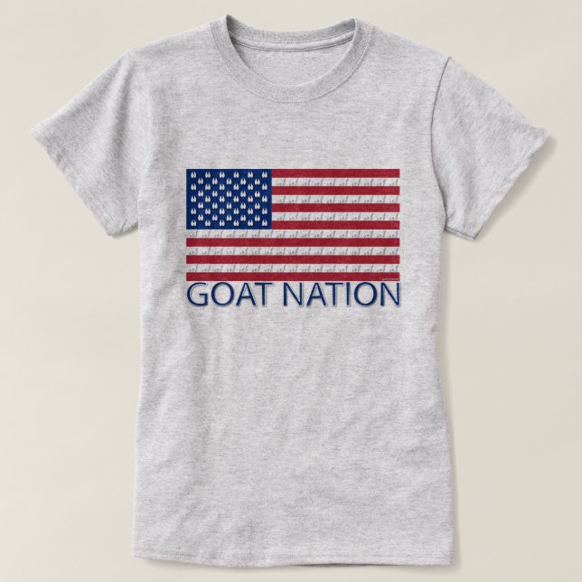 GOAT NATION The American Goat GetYerGoat™ T-Shirt (Design vorne)