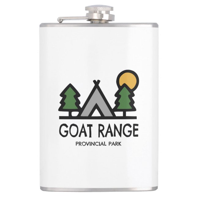 Goat Range Provincial Park Flachmann (Vorderseite)