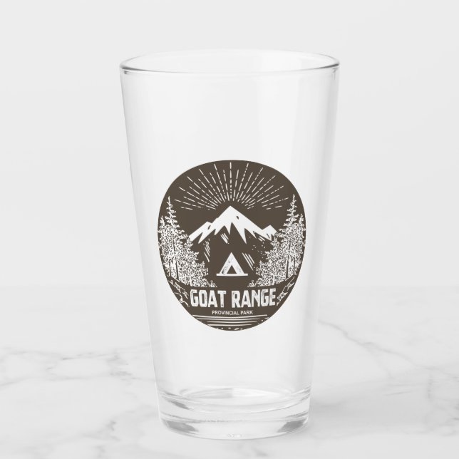 Goat Range Provincial Park Glas (Vorderseite)