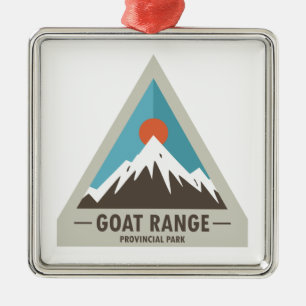 Goat Range Provincial Park Ornament Aus Metall