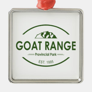 Goat Range Provincial Park Ornament Aus Metall