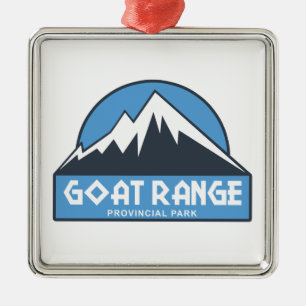 Goat Range Provincial Park Ornament Aus Metall