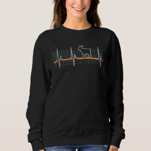 Goat Retro Heartbeat 80er Style Sweatshirt