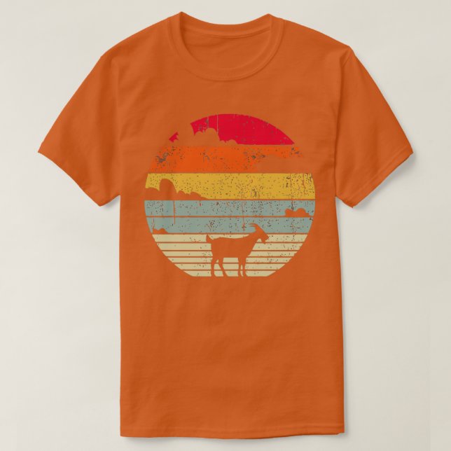 Goat Retro Style T-Shirt (Design vorne)