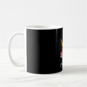 Goat Rides Red Car Weihnachten Kaffeetasse