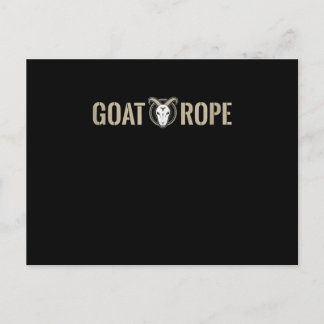 Goat Rope Decoration Goat Gift Einladungspostkarte