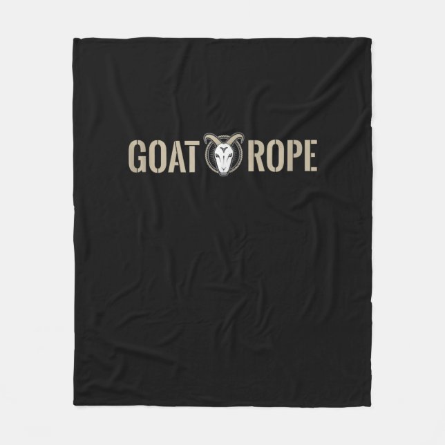 Goat Rope Decoration Goat Gift Fleecedecke (Vorderseite)