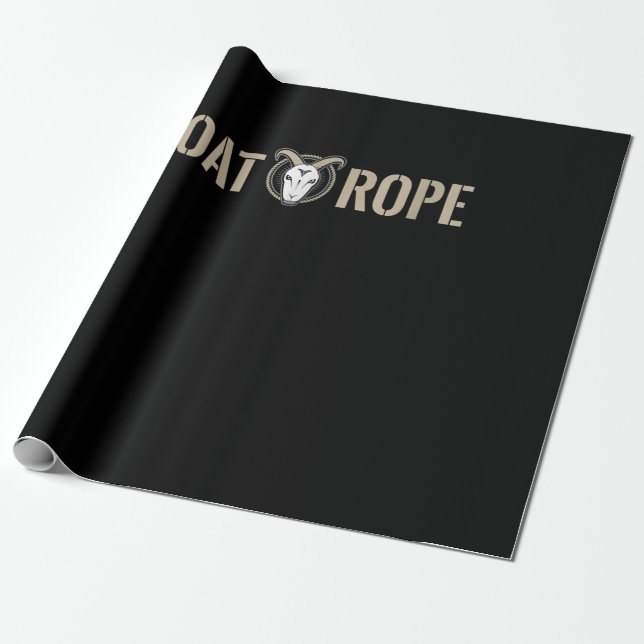 Goat Rope Decoration Goat Gift Geschenkpapier (Ungerollt)