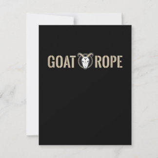 Goat Rope Dekoration Ziege Geschenk Einladung