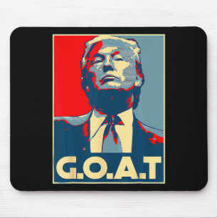 Goat Shirt Republican Conservative Gift Trump 2024 Mousepad