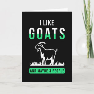 Goat Sprichwort Funny Karte