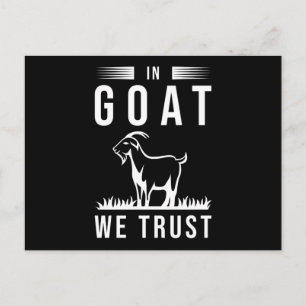 Goat Sprichwort Funny Postkarte