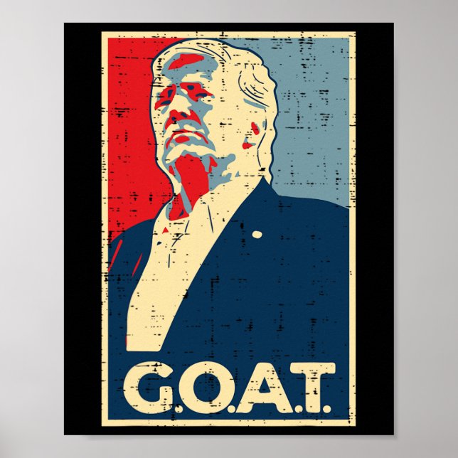 Goat Trump Poster 2024 (Vorne)