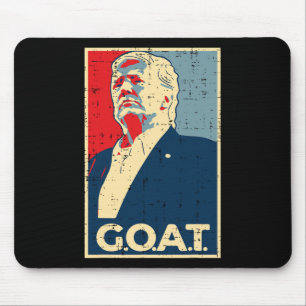 Goat Trump Poster 2024 Mousepad