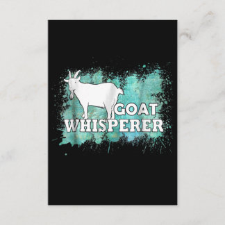 Goat Whisperer Goats Farmer Begleitkarte