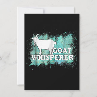Goat Whisperer Goats Farmer Einladung