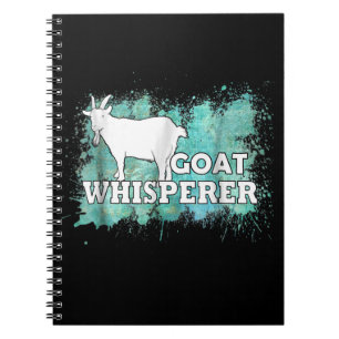 Goat Whisperer Goats Farmer Notizblock