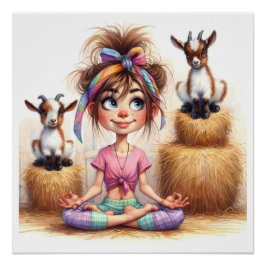 GOAT YOGA POSTER