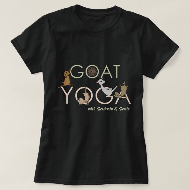 GOAT YOGA | Ziegen Yoga T-Shirt (Design vorne)