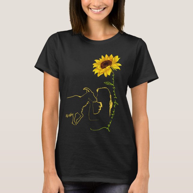 Goat  You Are My Sunshine Best Idea for Goat mom T-Shirt (Vorderseite)