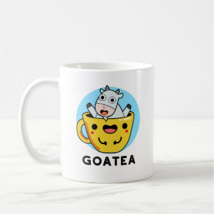 Goatea Funny Goat Tea Pun Kaffeetasse