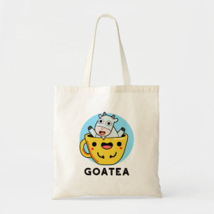 Goatea Funny Goat Tea Pun Tragetasche