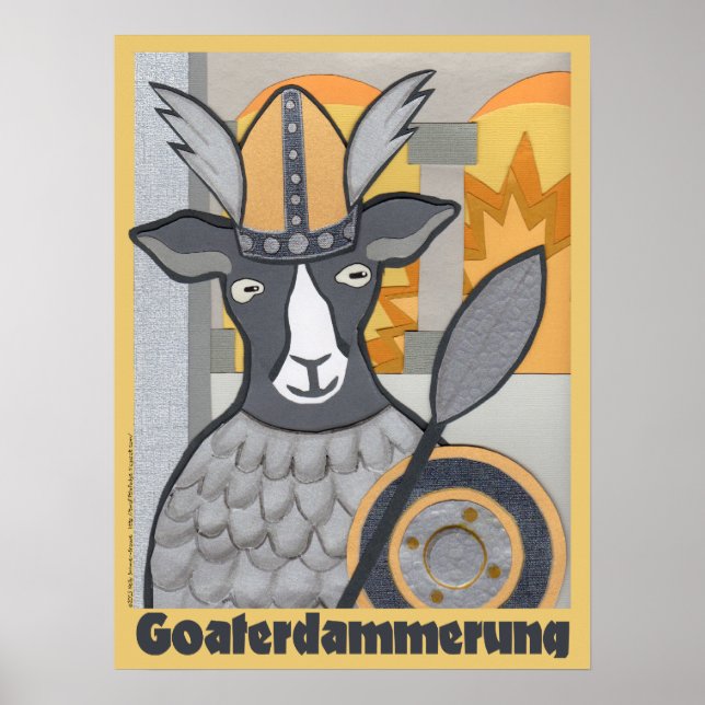 Goaterdammerung: Das Licht der Ziegen Poster (Vorne)