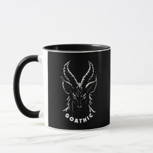 goathisch   Gothic Pun   Satanziege Tasse